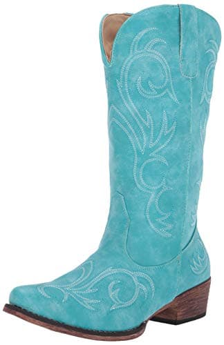 Roper Women's Riley Mid Calf Boot - Black