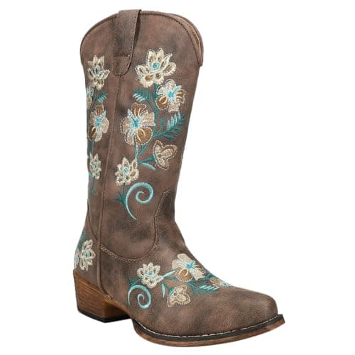 Roper Women's Riley Flowers Western Boot