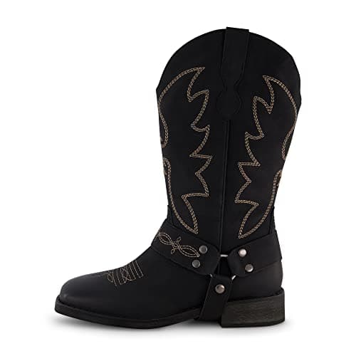 CUSHIONAIRE Women's Mustang Western Boot with Memory Foam, Wide Widths Available