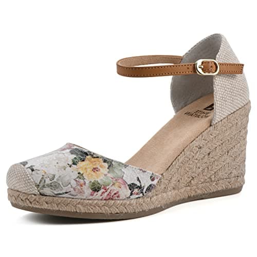 WHITE MOUNTAIN Women's Mamba Espadrille Wedge Sandal