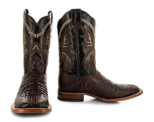 Soto H4001 Men's Caiman Belly Print Cowboy Boots