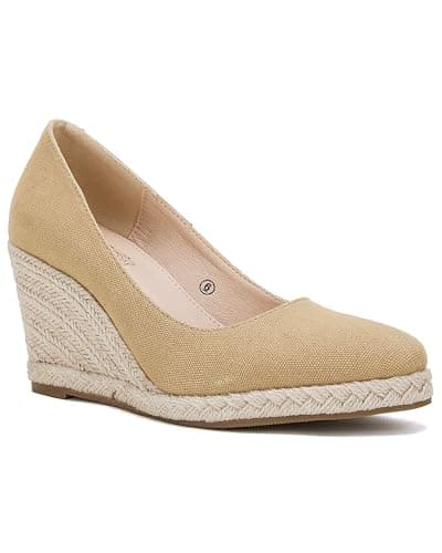 Ruanyu Women's Comfortable Platform Espadrille Wedge Sandals