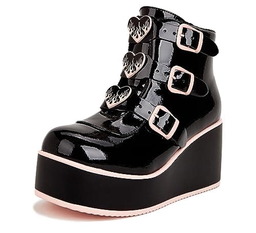 Platform Chunky Ankle Boots for Women