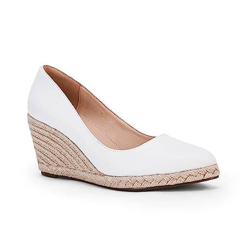 Ruanyu Women's Comfortable Platform Espadrille Wedge Sandals