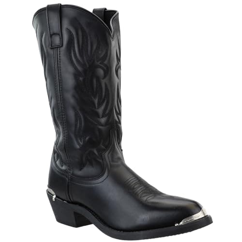 Laredo Mens Mccomb Round Toe Casual Boots - Black Size 12 3E