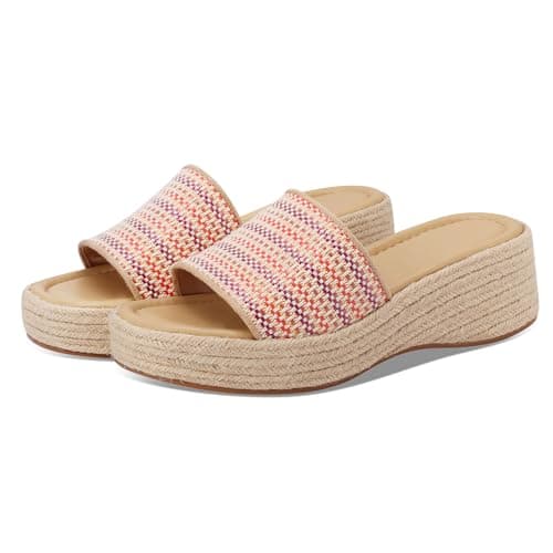 Enttgo Women's Woven Platform Wedge Sandals