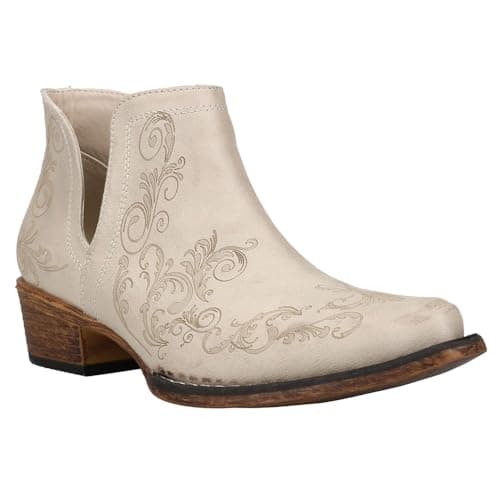 Roper Women's Ava Brown Southwest Embroidered Casual Boots