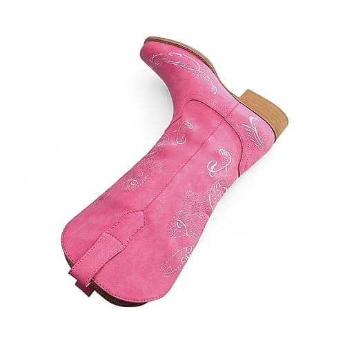 Dream Pairs Women's Embroidered Cowboy Cowgirl Boots for Theme Parties