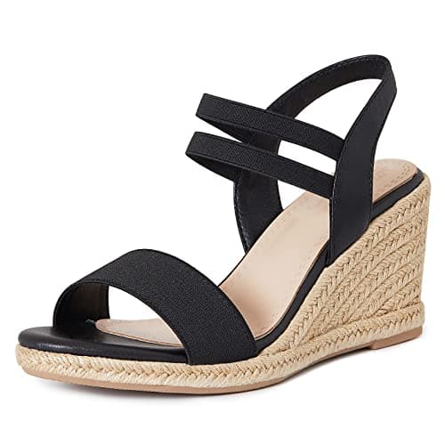 Women's Espadrille Platform Sandals with Ankle Straps