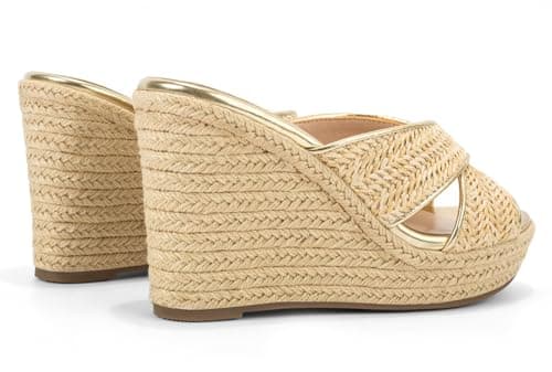 Women's Wedge Slip-On Sandals for Summer