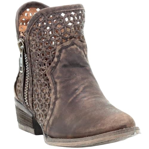 Women's Corral Boots Cut-Out Round Toe Booties