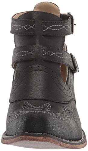 Roper Women's Willa Embroidery Casual Snip Toe Ankle Boot - Brown