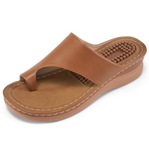 Reinforced Orthopedic Wedge Sandals for Women