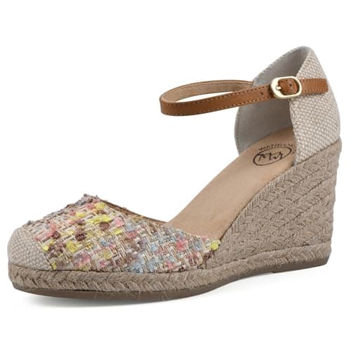 WHITE MOUNTAIN Women's Mamba Espadrille Wedge Sandal