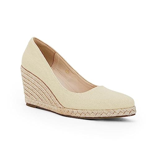 Ruanyu Women's Comfortable Platform Espadrille Wedge Sandals