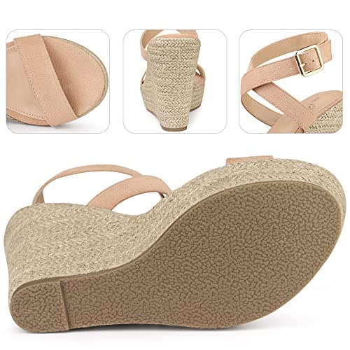 Perphy Crisscross Espadrille Sandals for Women