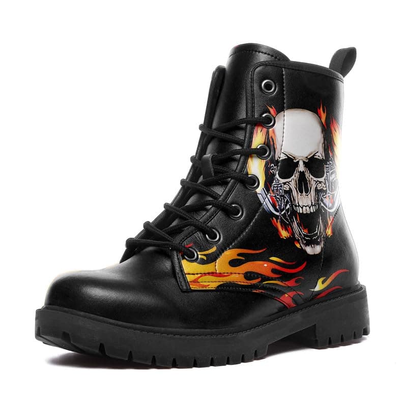 Cool Customize Combat Boots for Men & Women | Lace-Up Ankle Booties