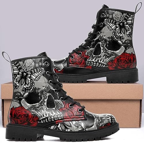 Cool Customize Combat Boots for Men & Women | Lace-Up Ankle Booties