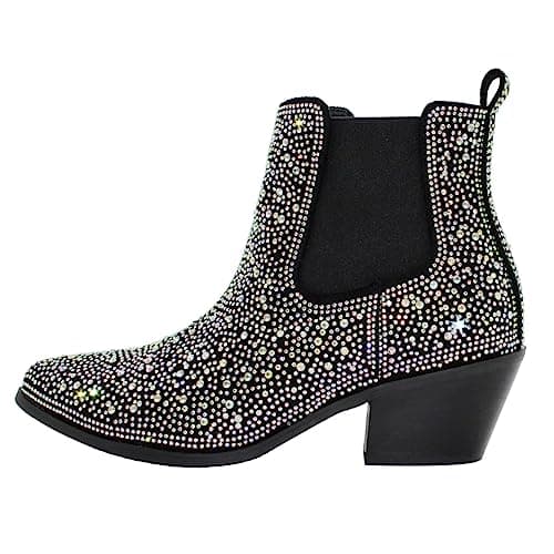 CIERWS Women's Embroidered Western Knee High Cowboy Boots