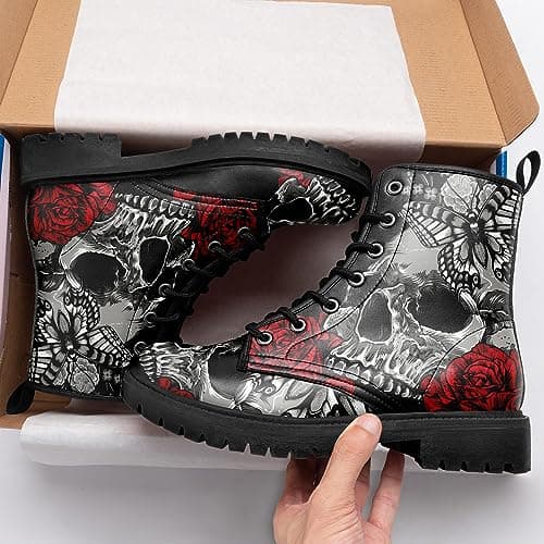 Cool Customize Combat Boots for Men & Women | Lace-Up Ankle Booties