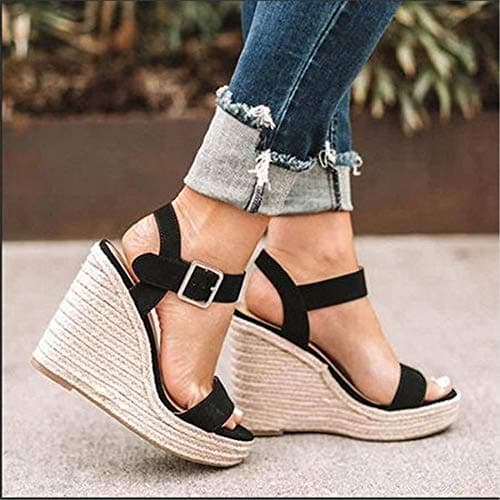 VICKI·VICKI Women's Wedge Ankle Strap Platform Sandals