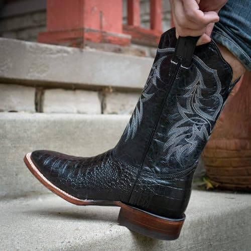 Soto H4001 Men's Caiman Belly Print Cowboy Boots