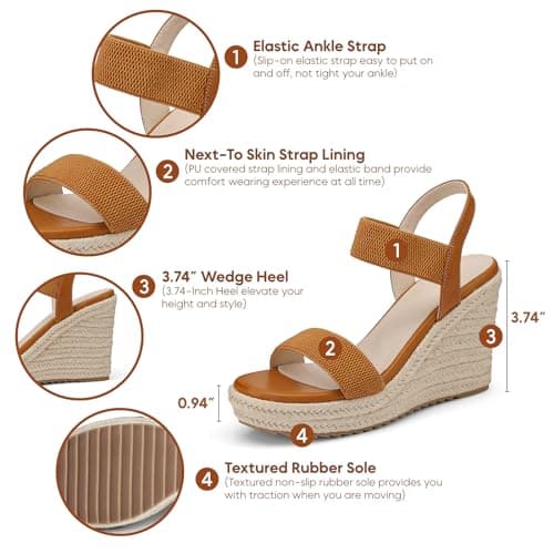 Women's Espadrilles Wedge Sandals
