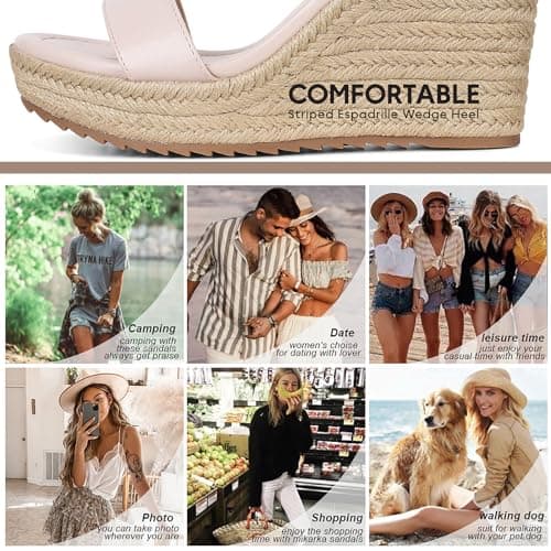 Women's Espadrille Wedge Sandals