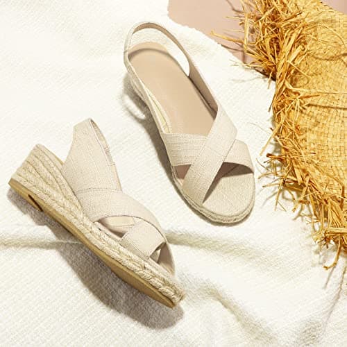 Women's Platform Espadrille Wedge Sandals