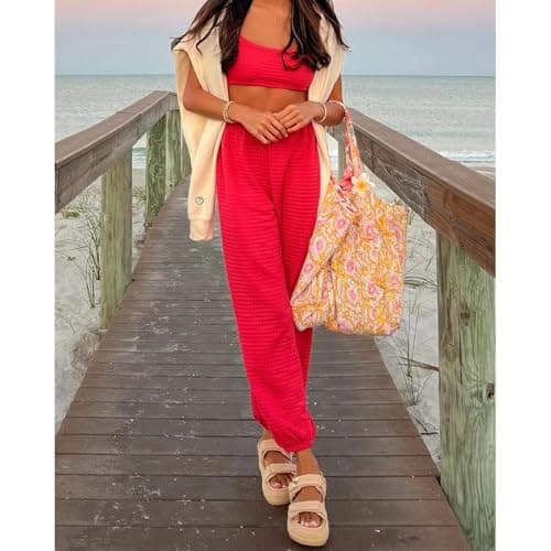 SOVANYOU Raffia Platform Wedge Sandals for Women