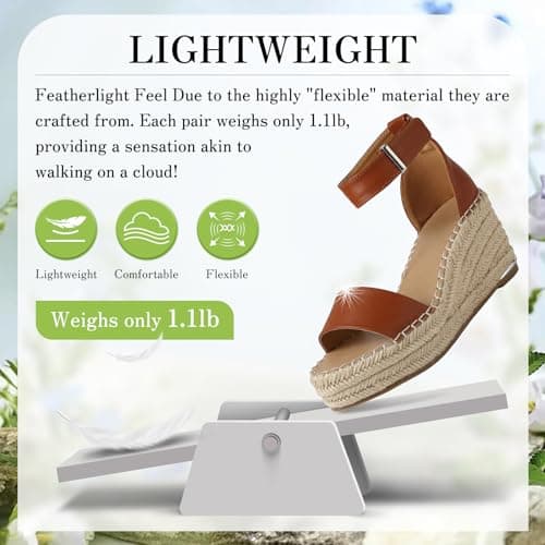 ziitop Women's Espadrille Wedge Sandals