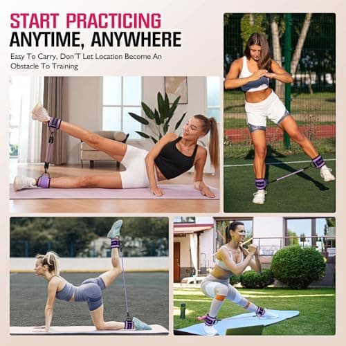 Ayombo Ankle Resistance Bands: Home Gym Glute Workout Gear, Leg Booty Fitness Equipment