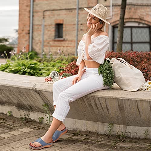 Reinforced Orthopedic Wedge Sandals for Women