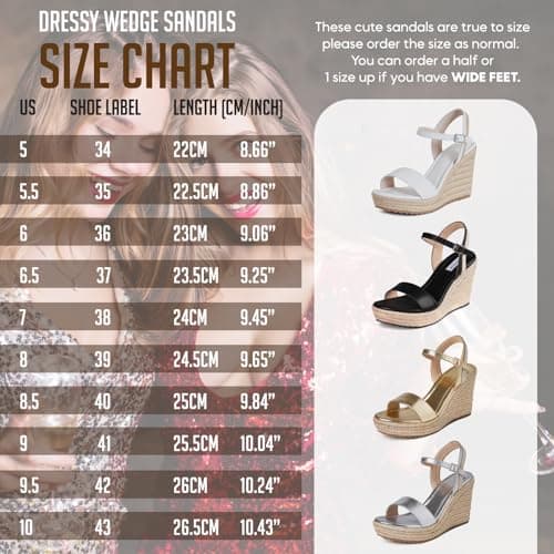 Women's Espadrille Wedge Sandals