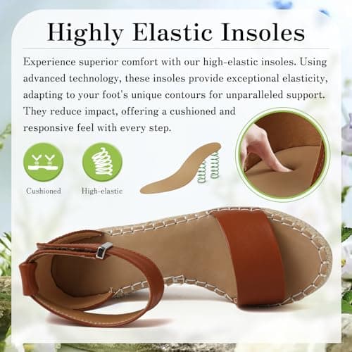 ziitop Women's Espadrille Wedge Sandals