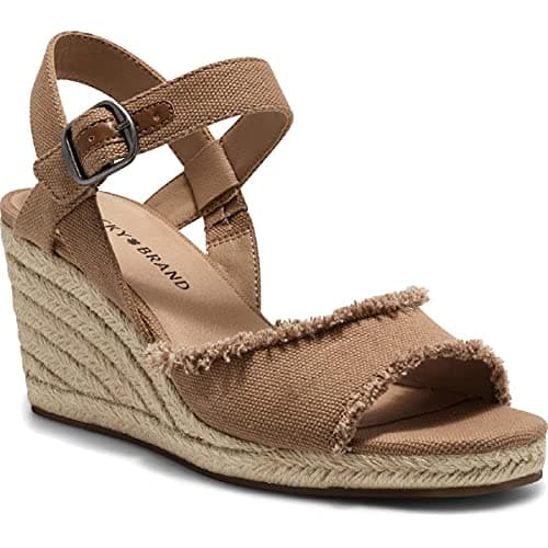 Lucky Brand Women's Mindra Espadrille Wedge Sandal