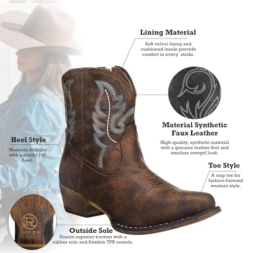 ROPER Women's Shay Western Boot - Classic Style Boot