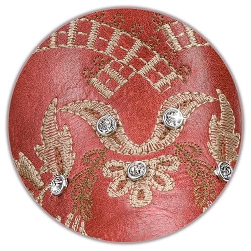 RivalranWestern Embroidered Cowgirl Boots with Sparkly Rhinestones