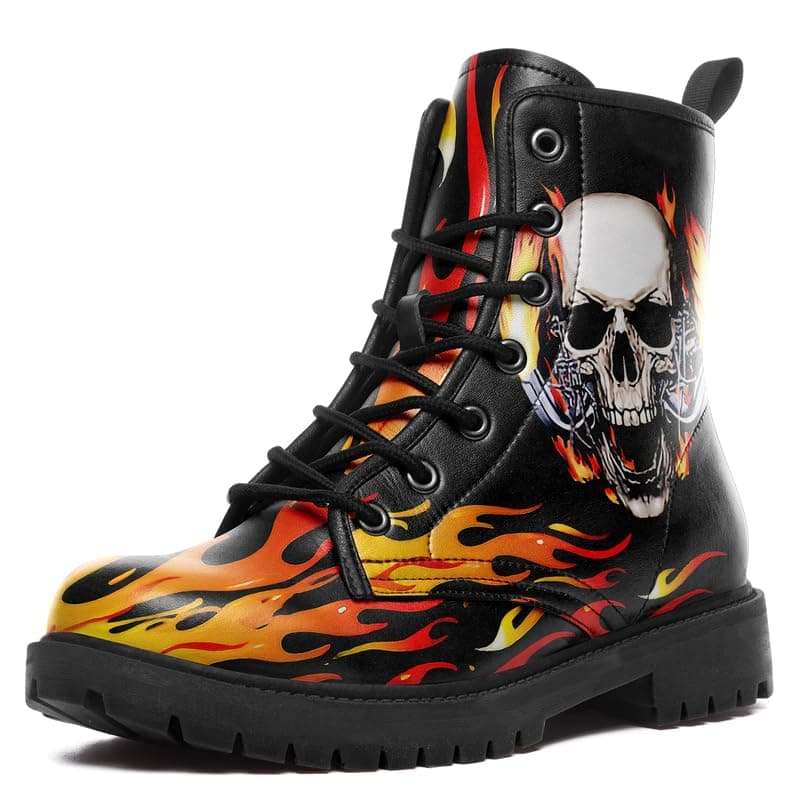 Cool Customize Combat Boots for Men & Women | Lace-Up Ankle Booties