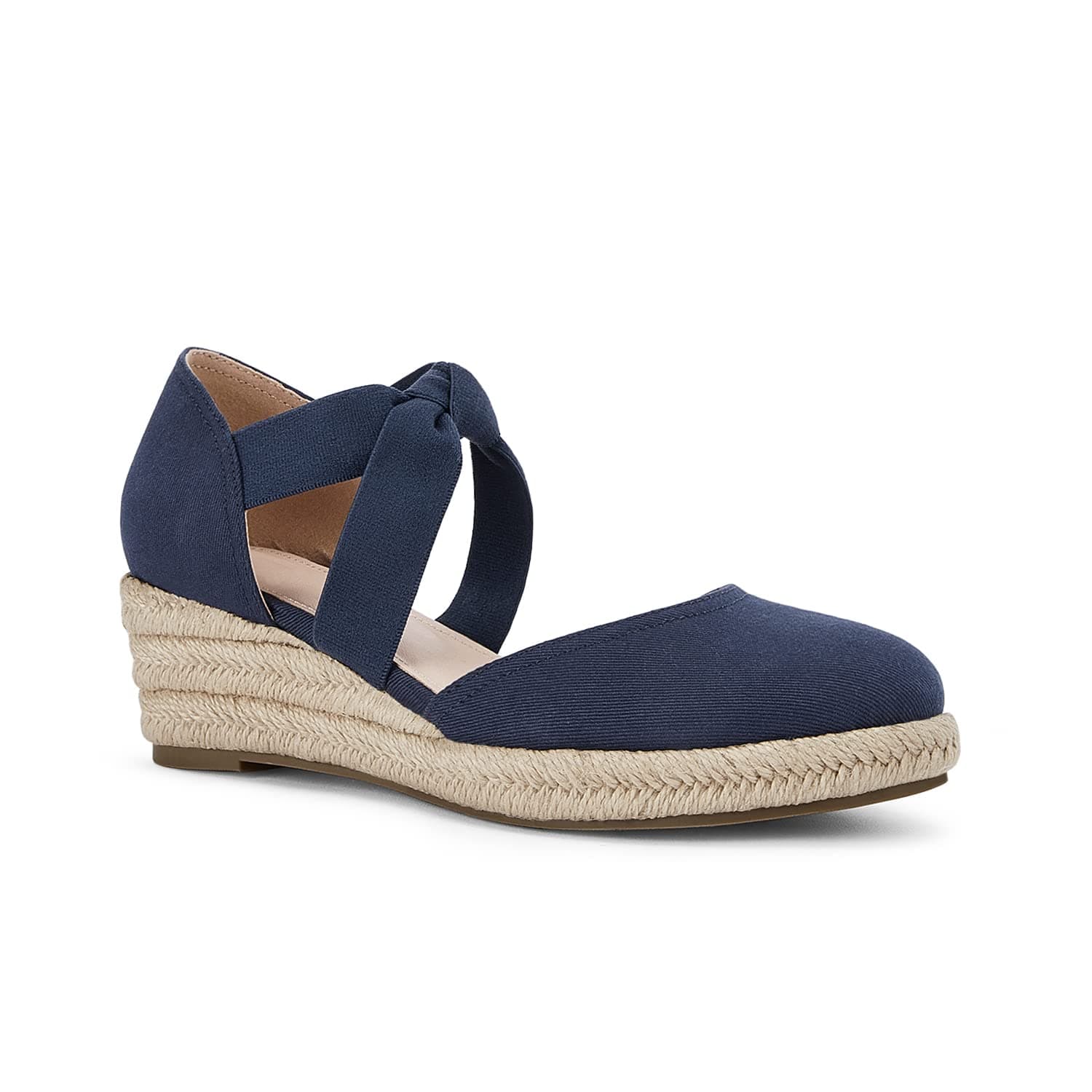 Juliet Holy Women's Bohemian Espadrille Wedge Sandals with Elastic Strap