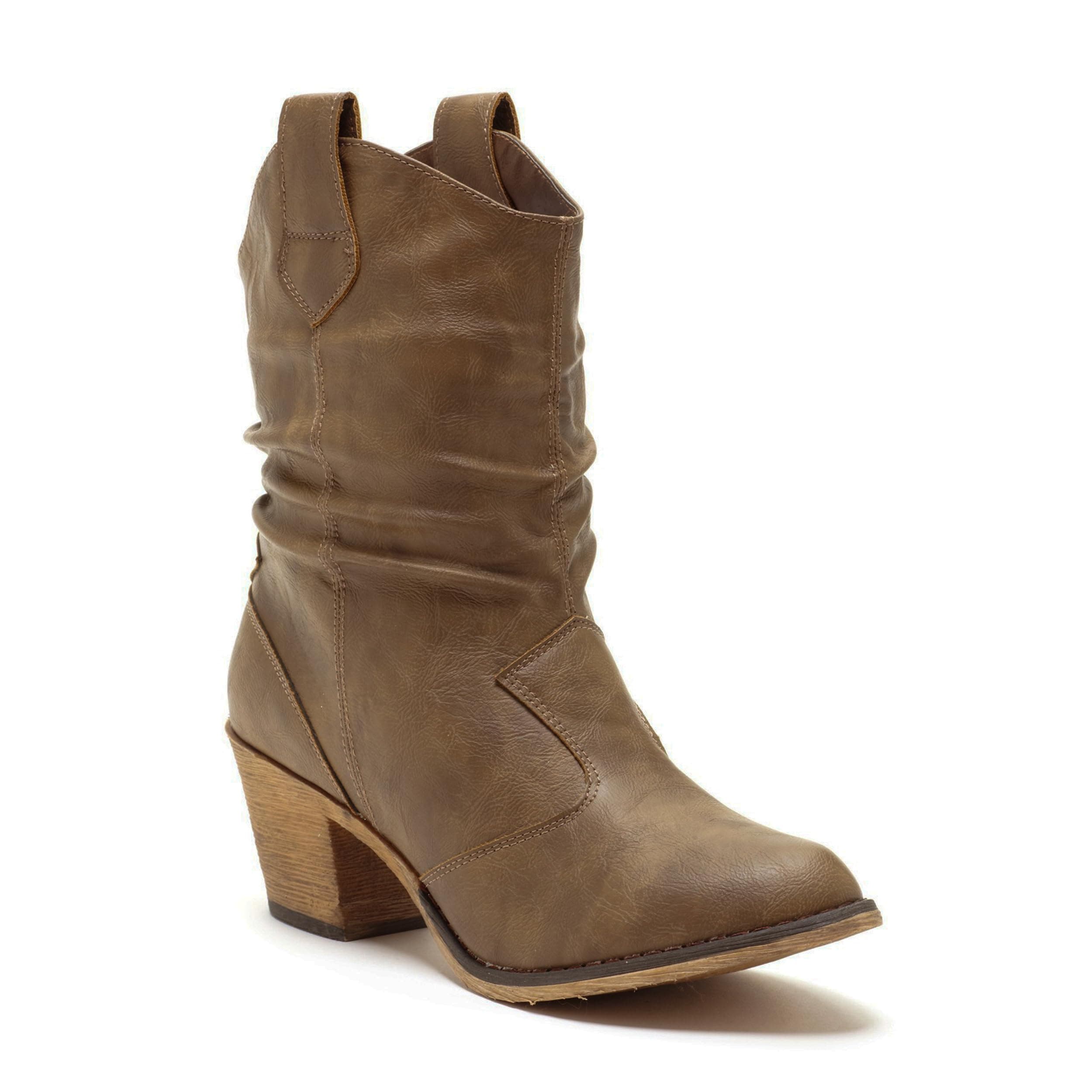 Charles Albert Women's Modern Western Cowboy Distressed Boot