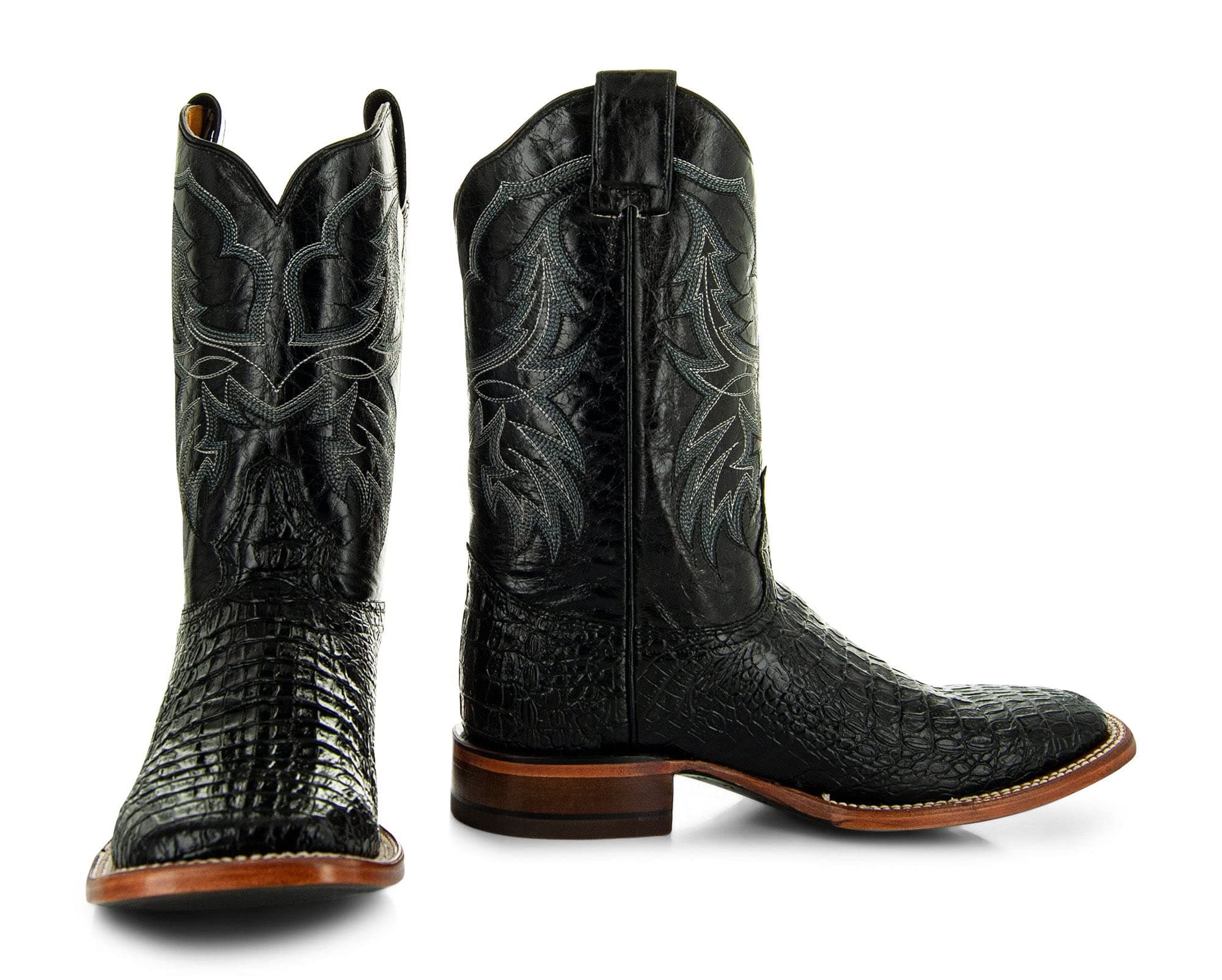 Soto H4001 Men's Caiman Belly Print Cowboy Boots