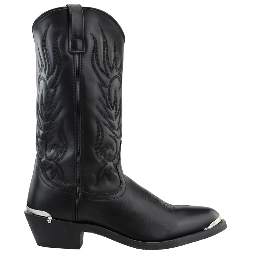 Laredo Mens Mccomb Round Toe Casual Boots - Black Size 12 3E