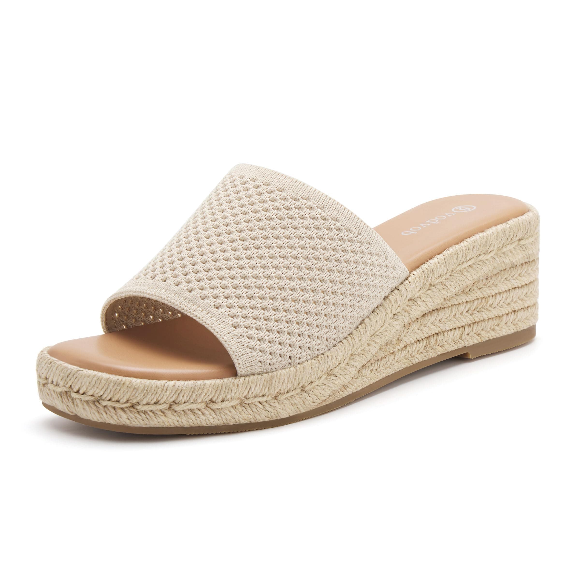 Vodvob Women's Bohemia Wedge Sandals Summer Beach Casual Heels